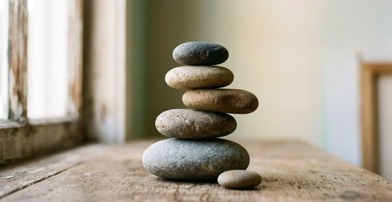 Visual metaphor for balanced choices and flexibility during travel