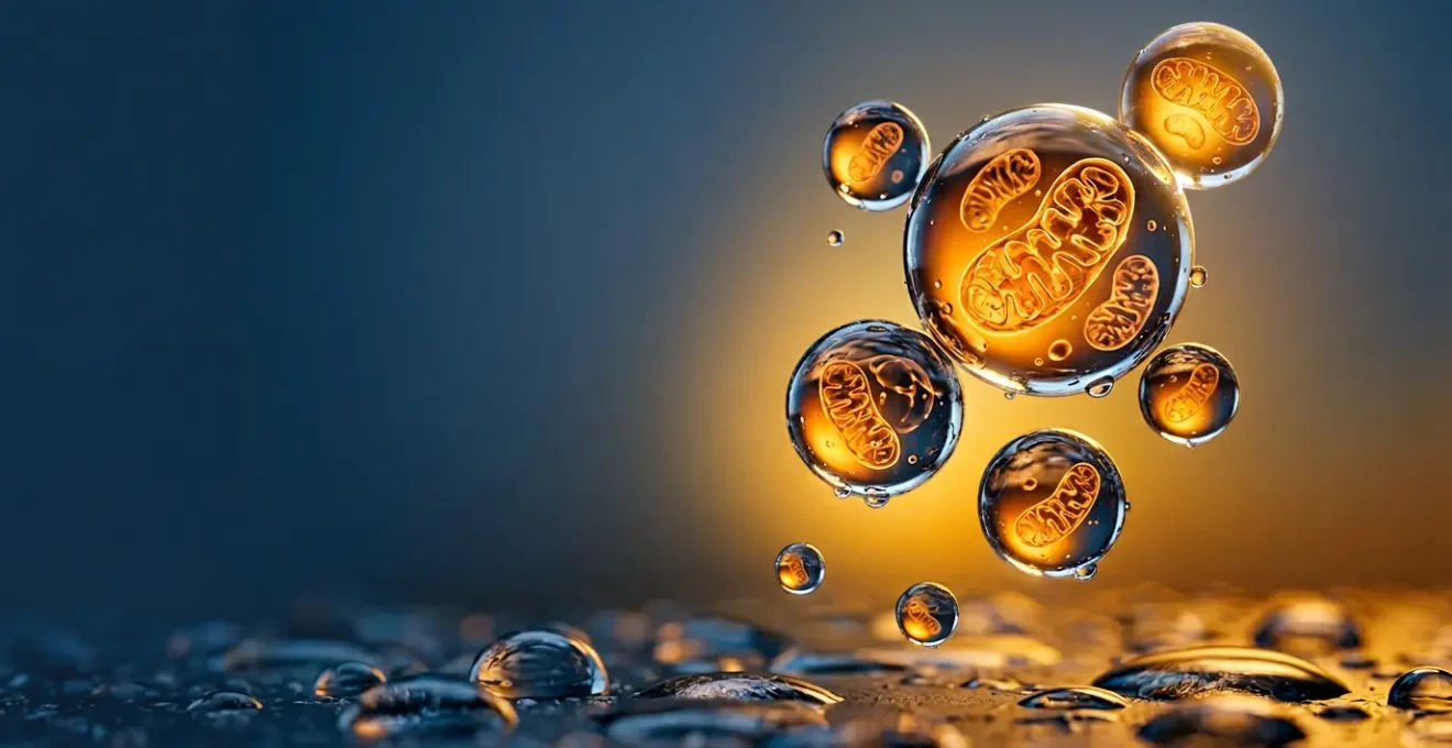 Professional editorial photograph capturing the essence of cellular energy restoration and vitality beyond conventional rest