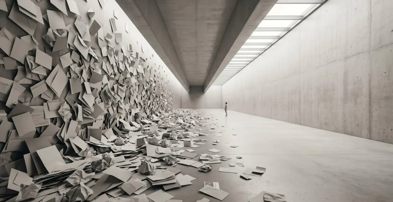 Metaphorical representation of mental overload from unprocessed information accumulation