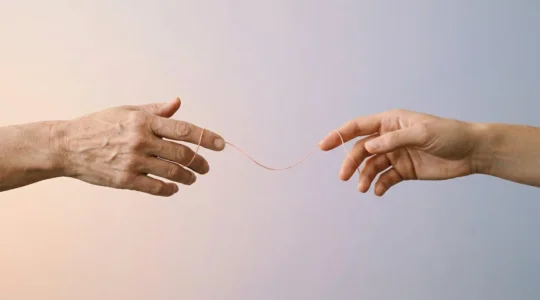 A symbolic representation of establishing healthy boundaries while maintaining family connections