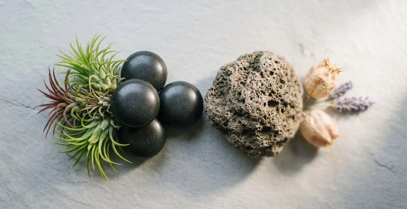 A balanced composition showing contrasting elements symbolizing strategic choice and focus in personal development